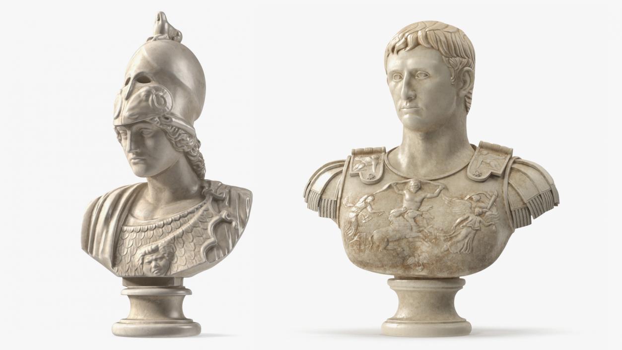 Ancient Busts Collection 3D model