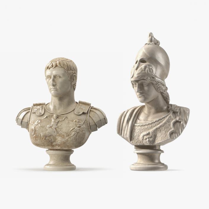 Ancient Busts Collection 3D model