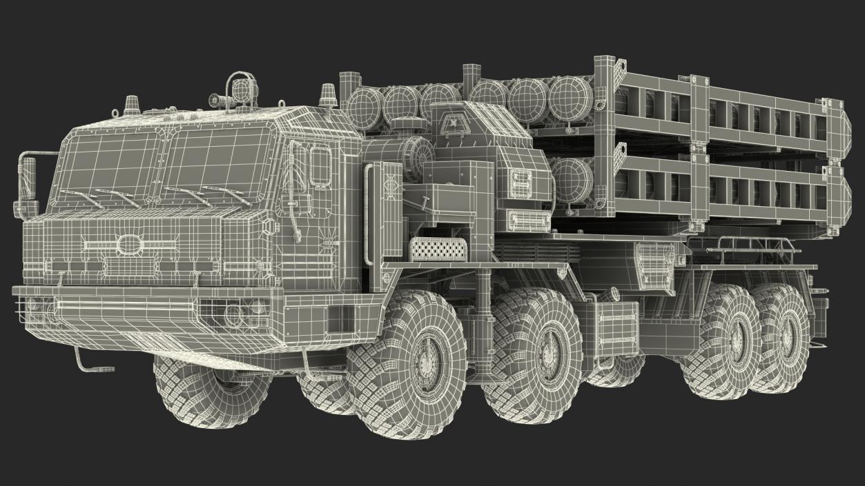 3D Camouflage Vityaz S 350E 50R6 Missile Launcher