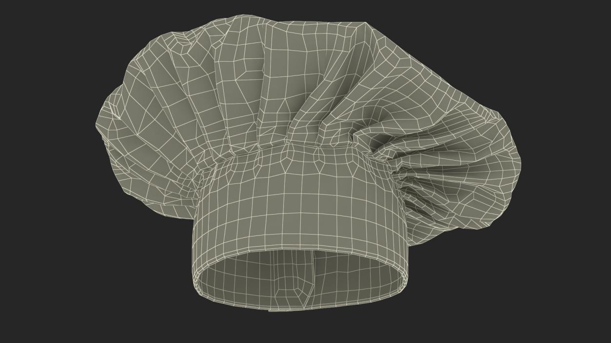 Red Chef Hat 3D