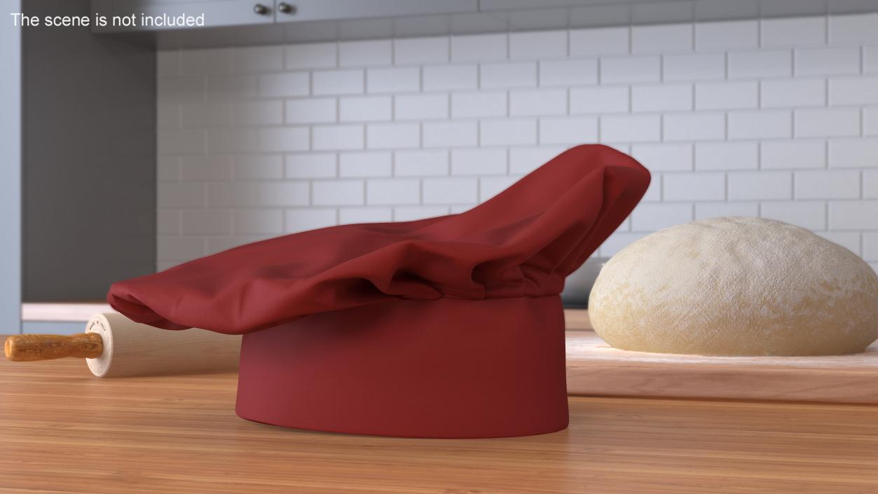 Red Chef Hat 3D