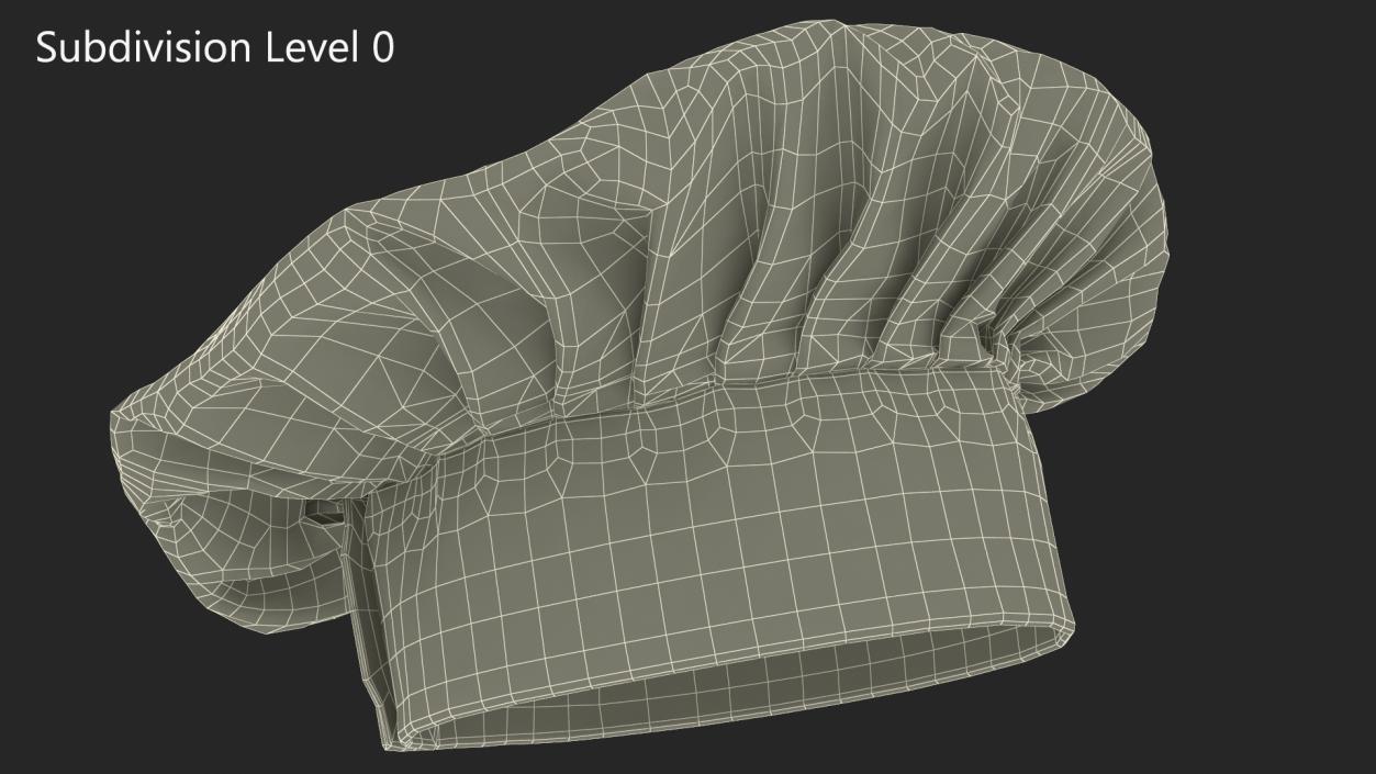 Red Chef Hat 3D