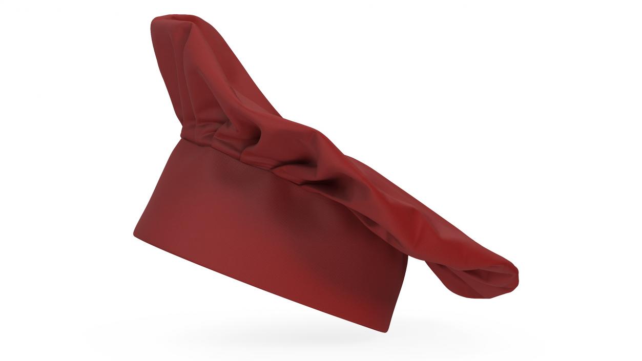 Red Chef Hat 3D