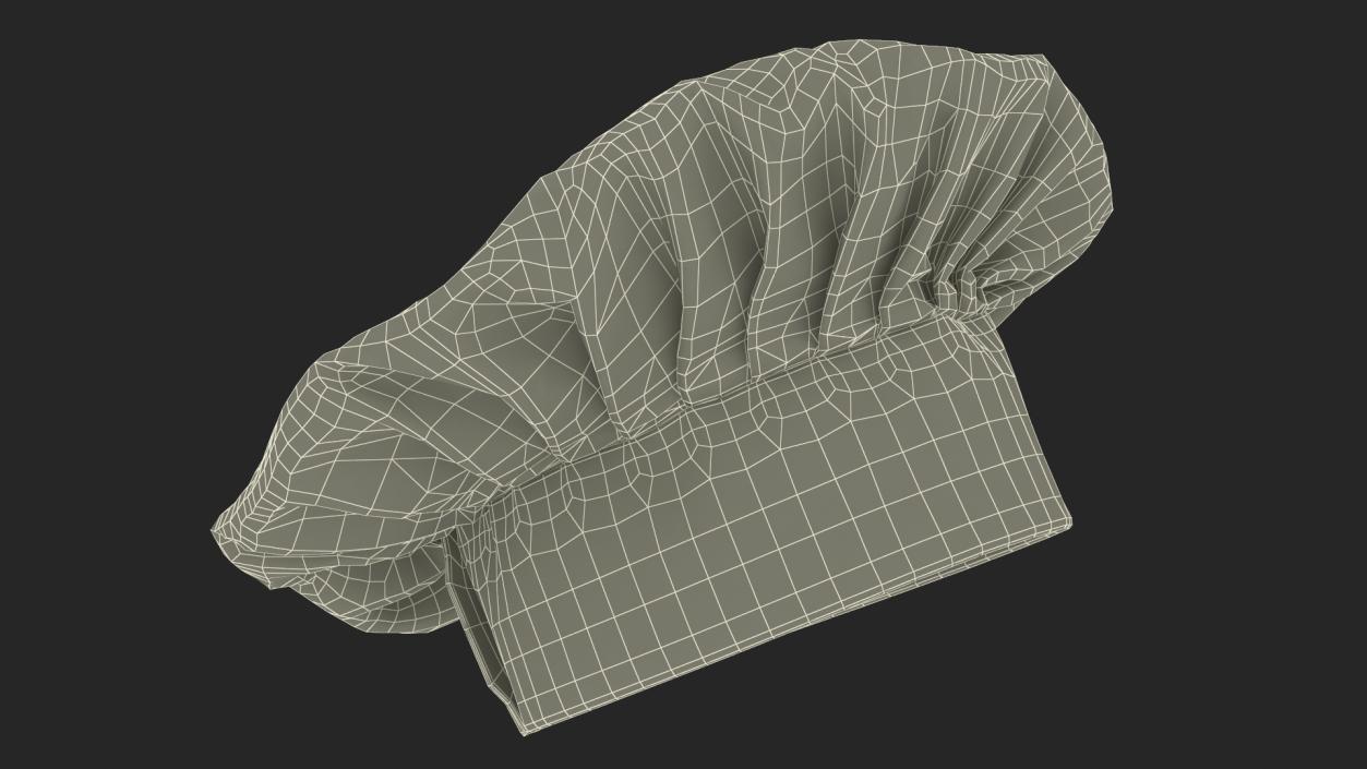 Red Chef Hat 3D