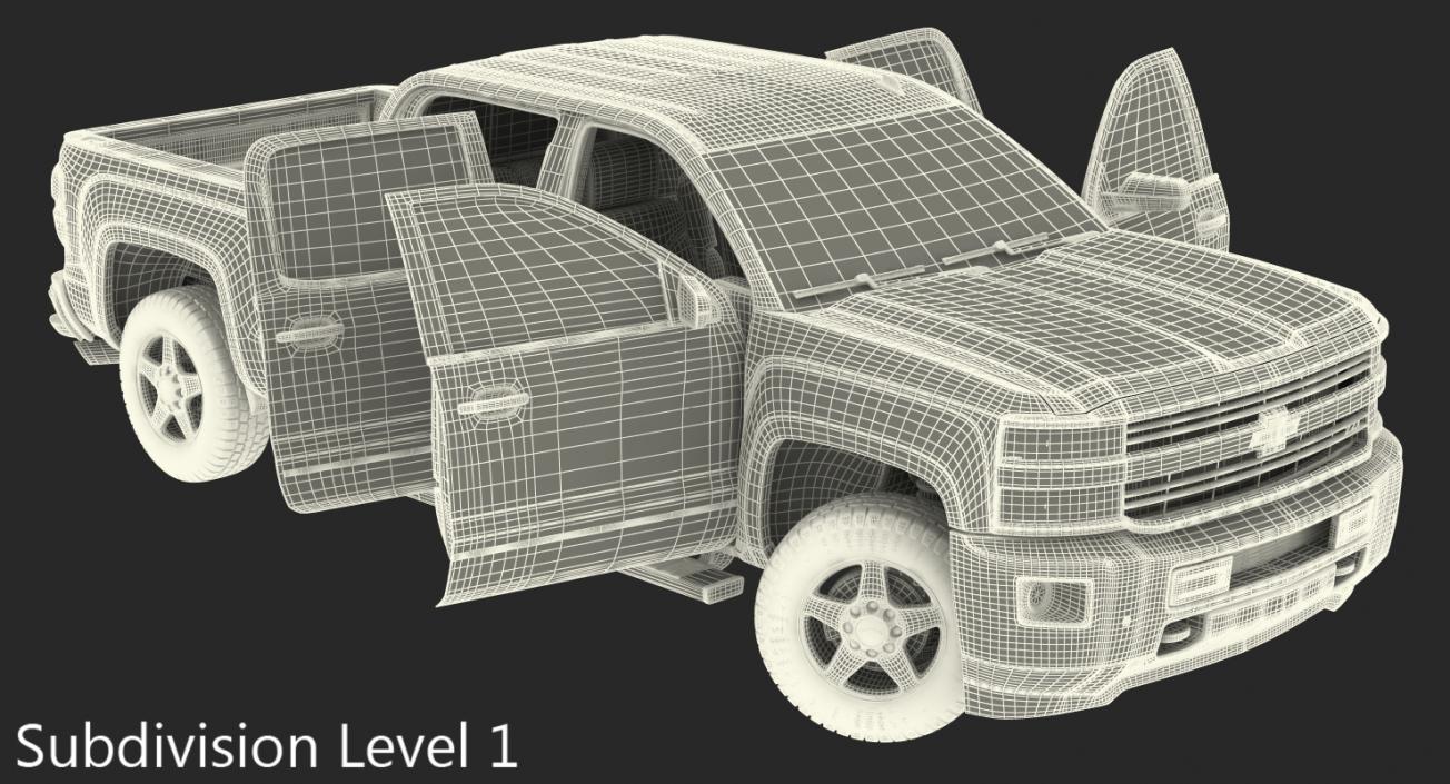 Chevrolet Silverado 2015 3D model