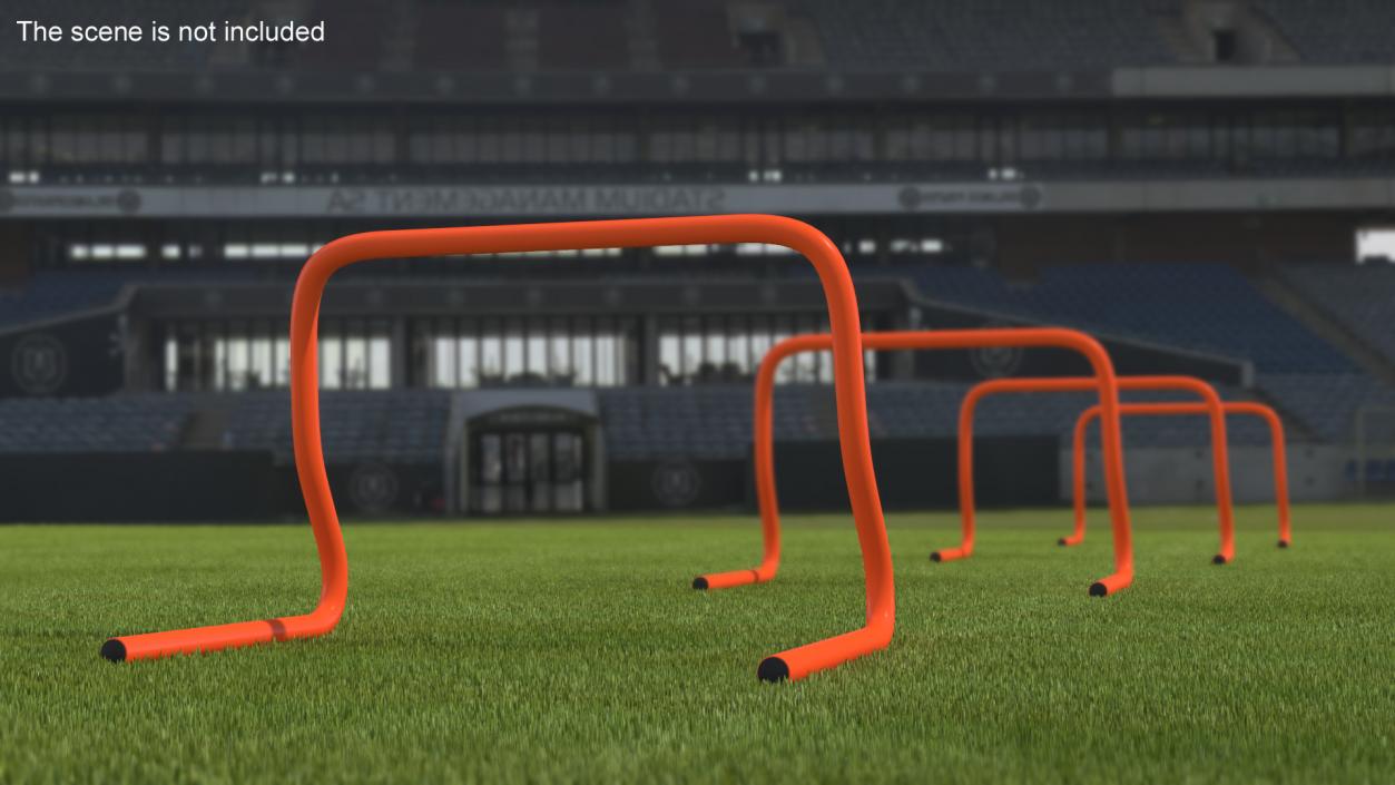 Soccer Training Hurdle 3D