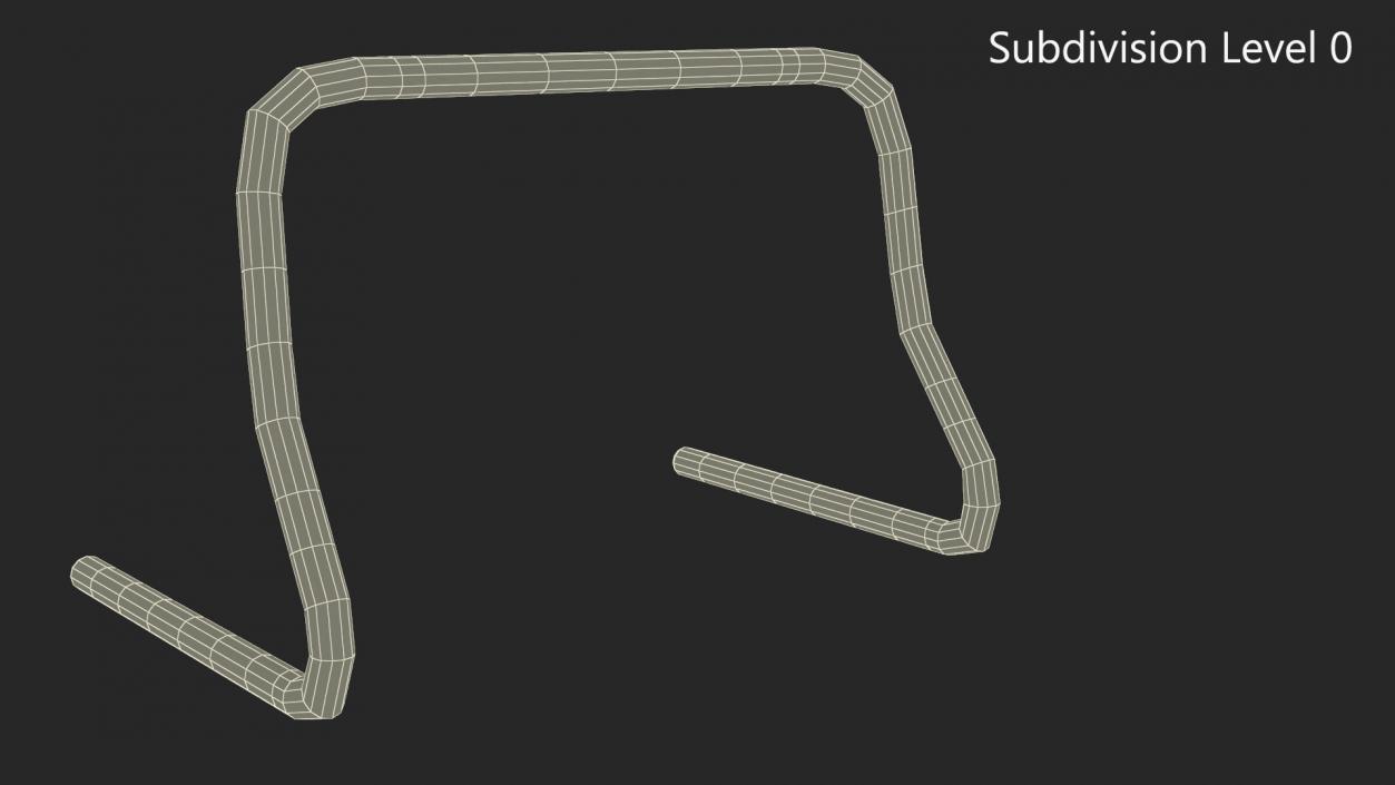 Soccer Training Hurdle 3D