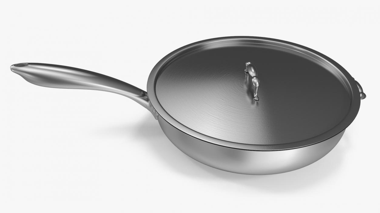 Aluminum Frying Pan 3D model