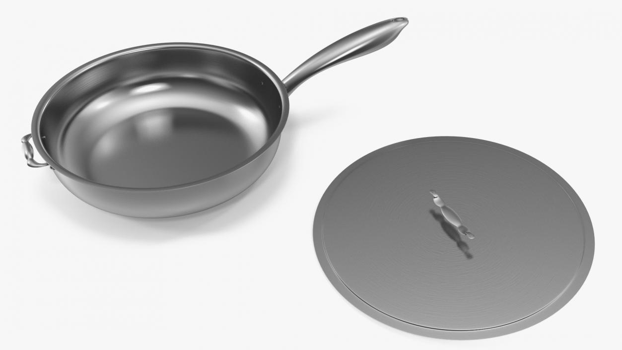 Aluminum Frying Pan 3D model