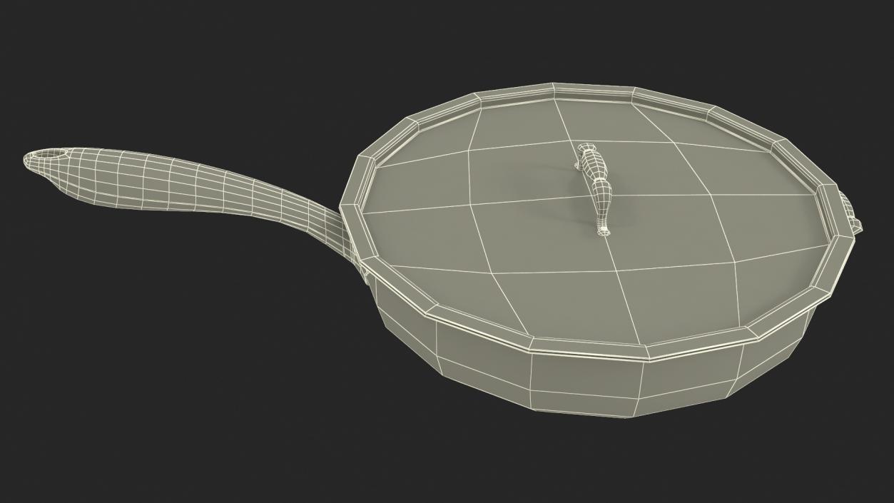 Aluminum Frying Pan 3D model