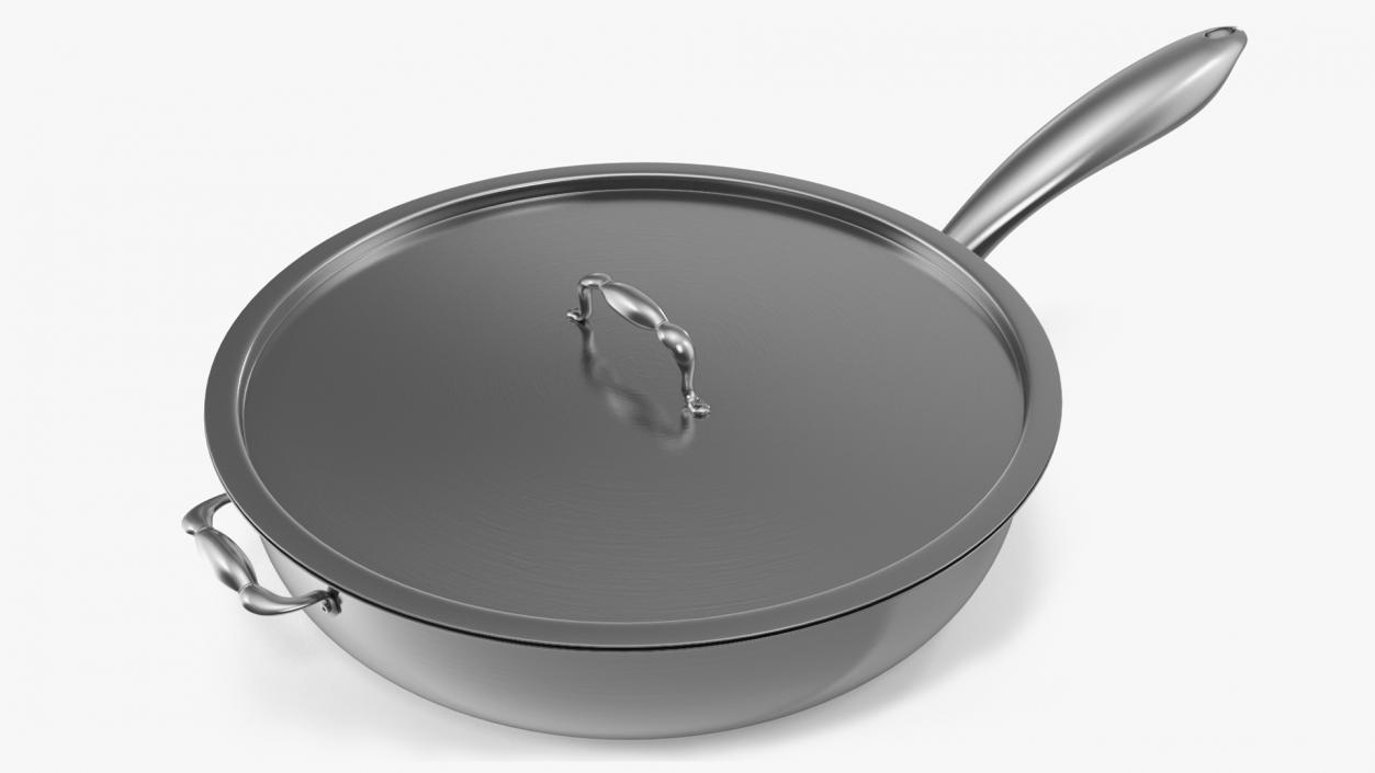 Aluminum Frying Pan 3D model