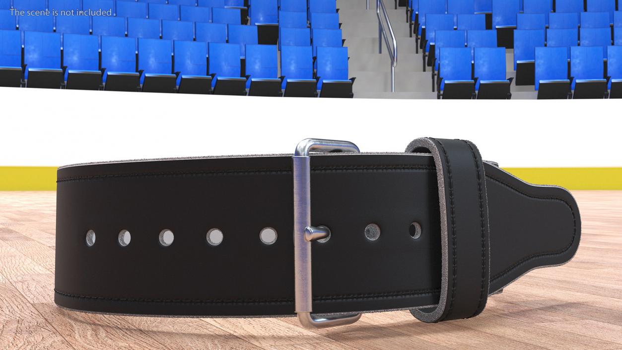 3D model Black Lifting Weight Belt