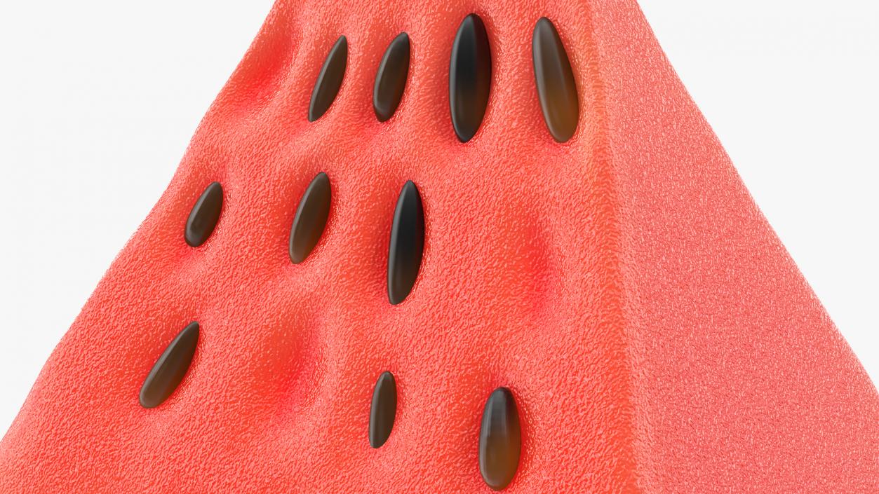 3D Cartoon Piece of Watermelon Slice model