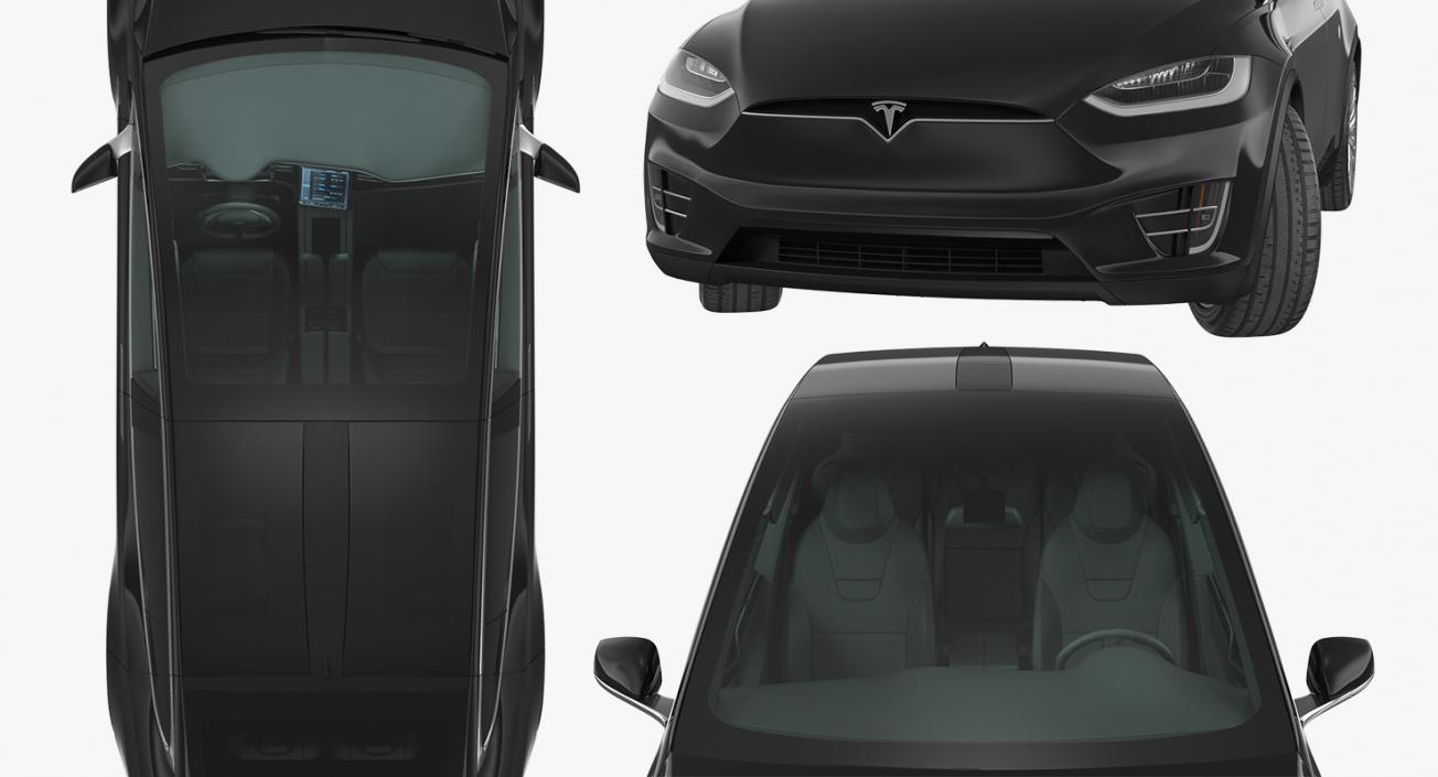 Tesla Model X 75D 2017 3D