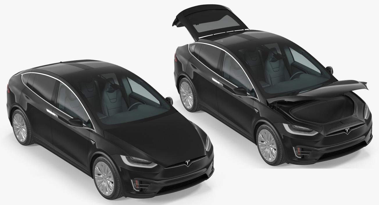 Tesla Model X 75D 2017 3D