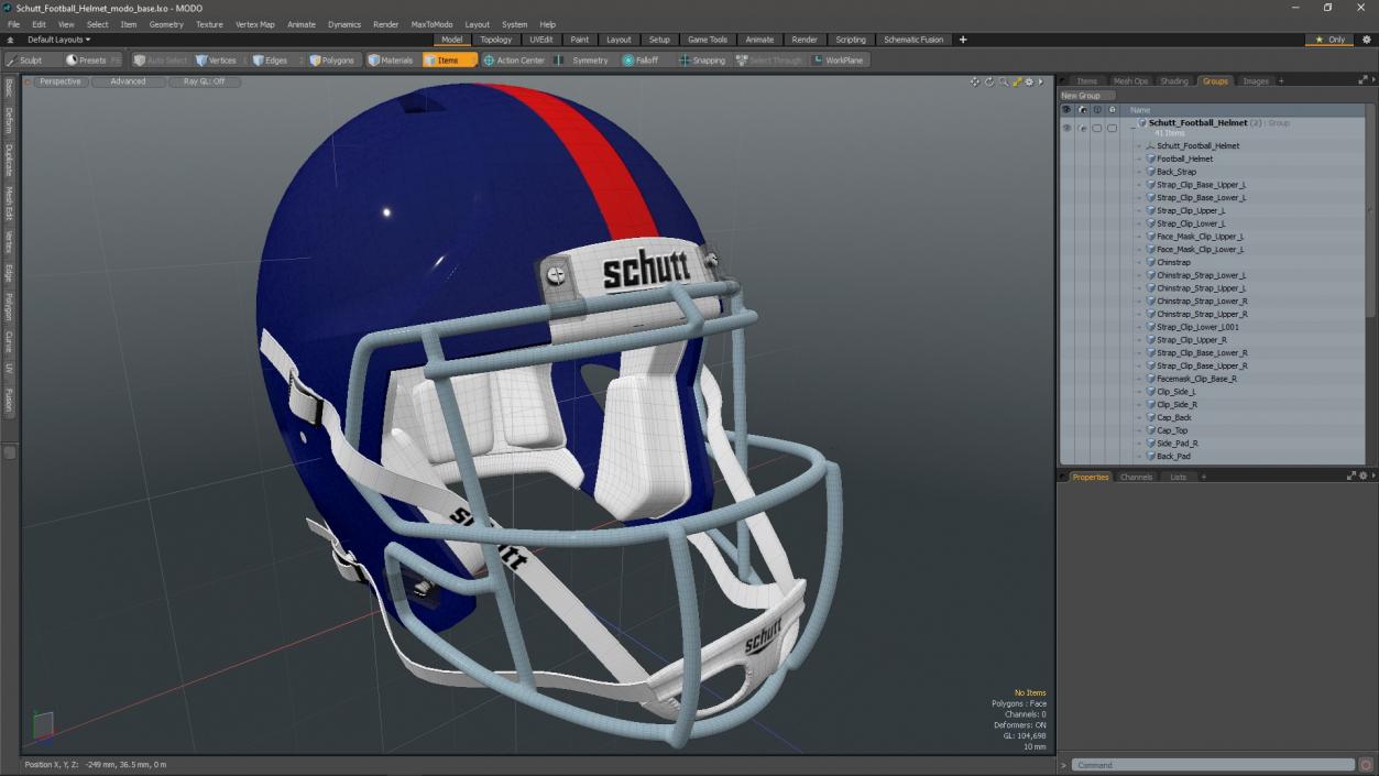 Schutt Football Helmet 3D