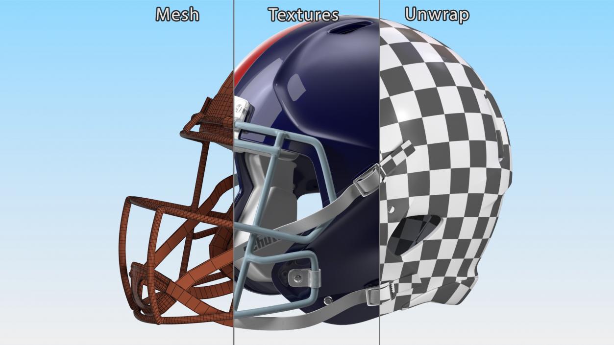 Schutt Football Helmet 3D