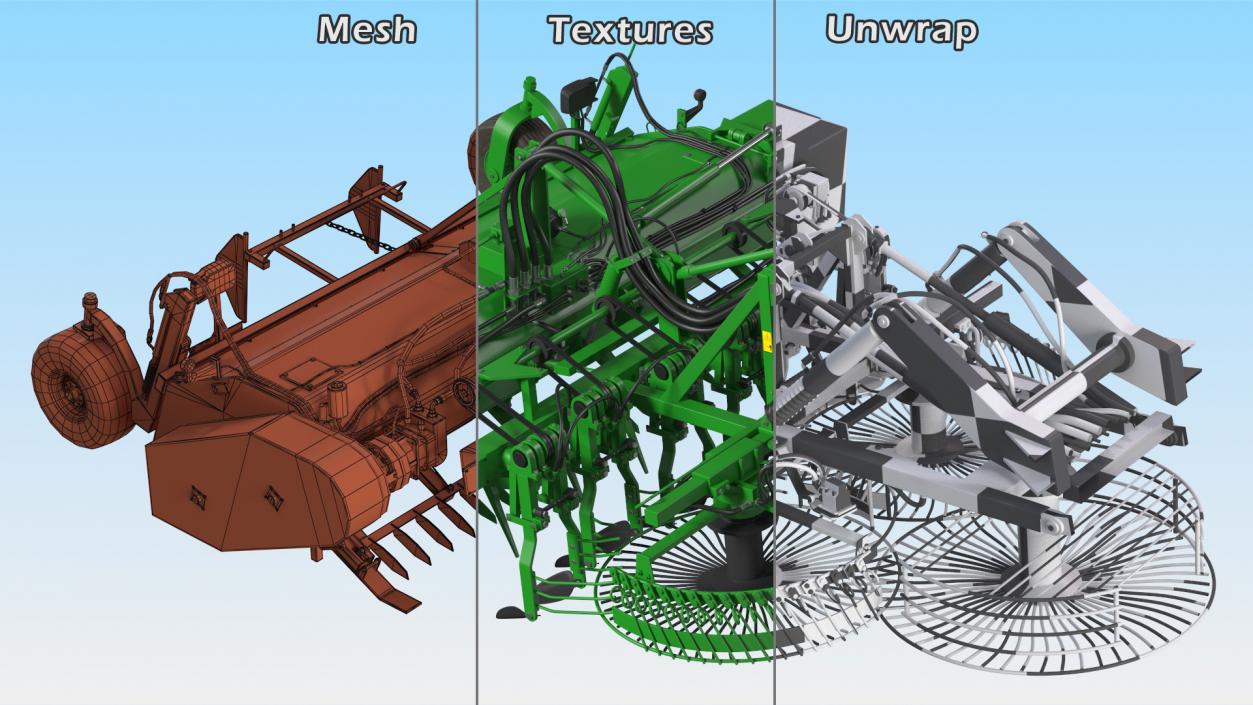 3D Sugar Beet Harvesting Unit