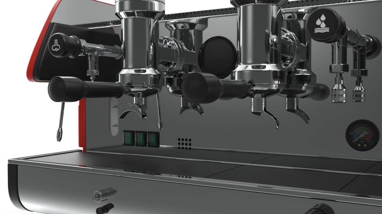 3D 2-Group Lever Commercial Espresso Machine