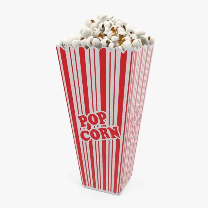 3D Popcorn Cup Long