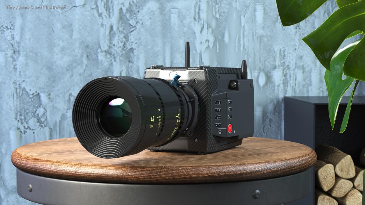 3D Digital Cinema Camera With Lens