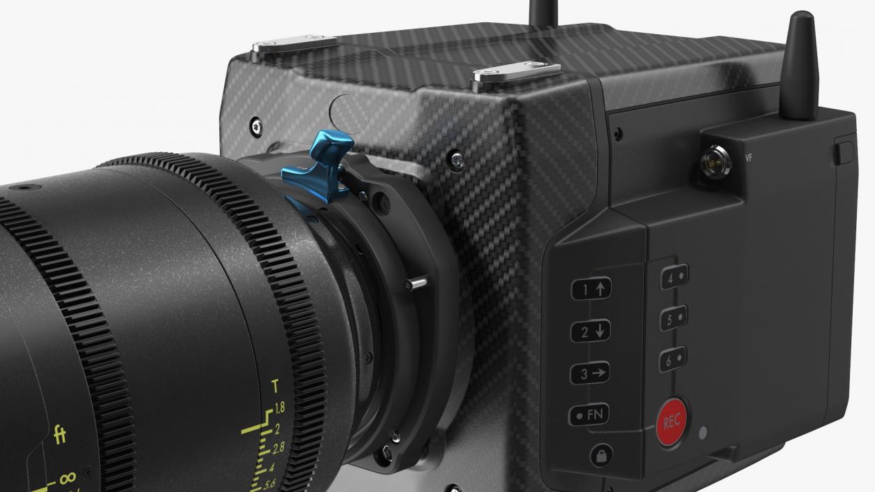 3D Digital Cinema Camera With Lens