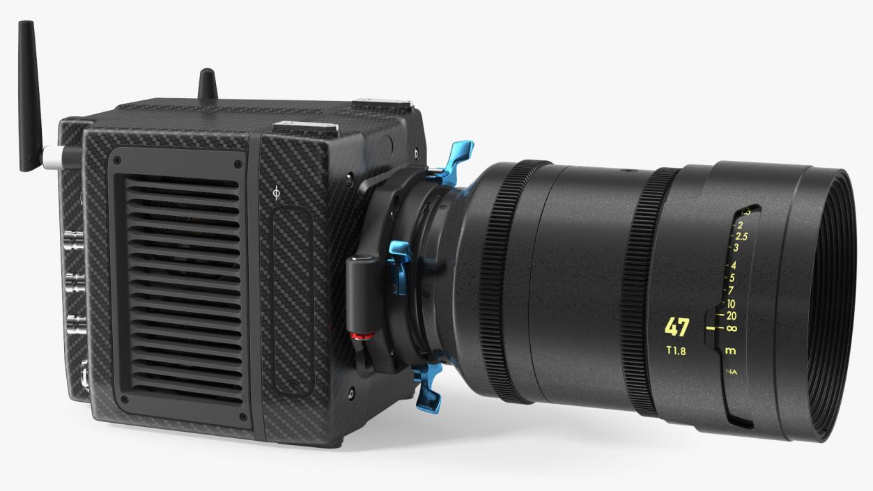 3D Digital Cinema Camera With Lens