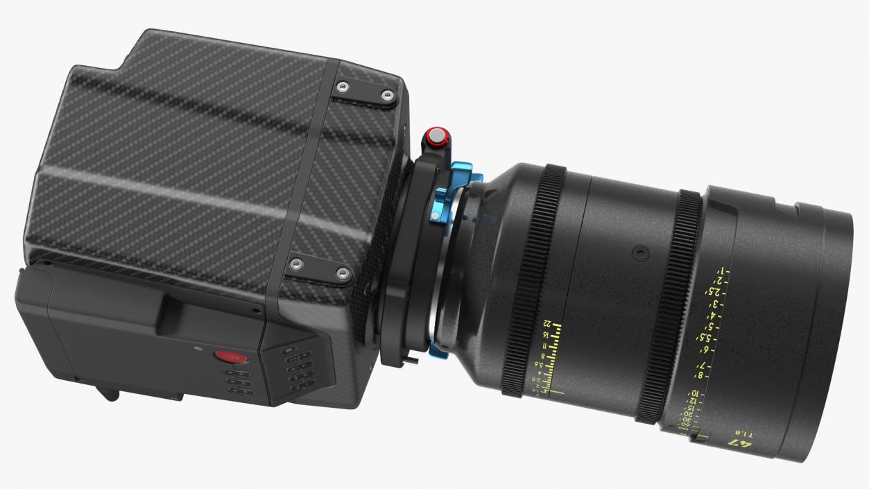 3D Digital Cinema Camera With Lens