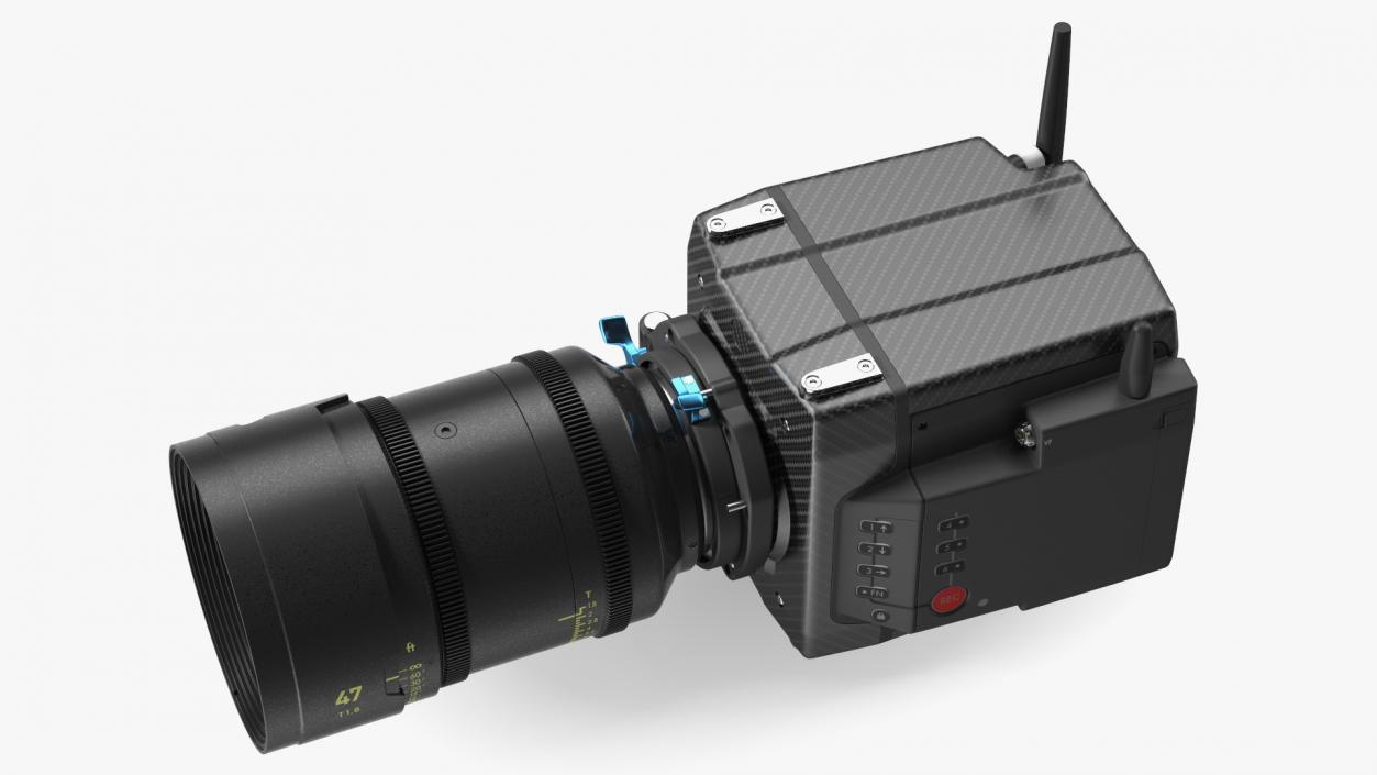 3D Digital Cinema Camera With Lens