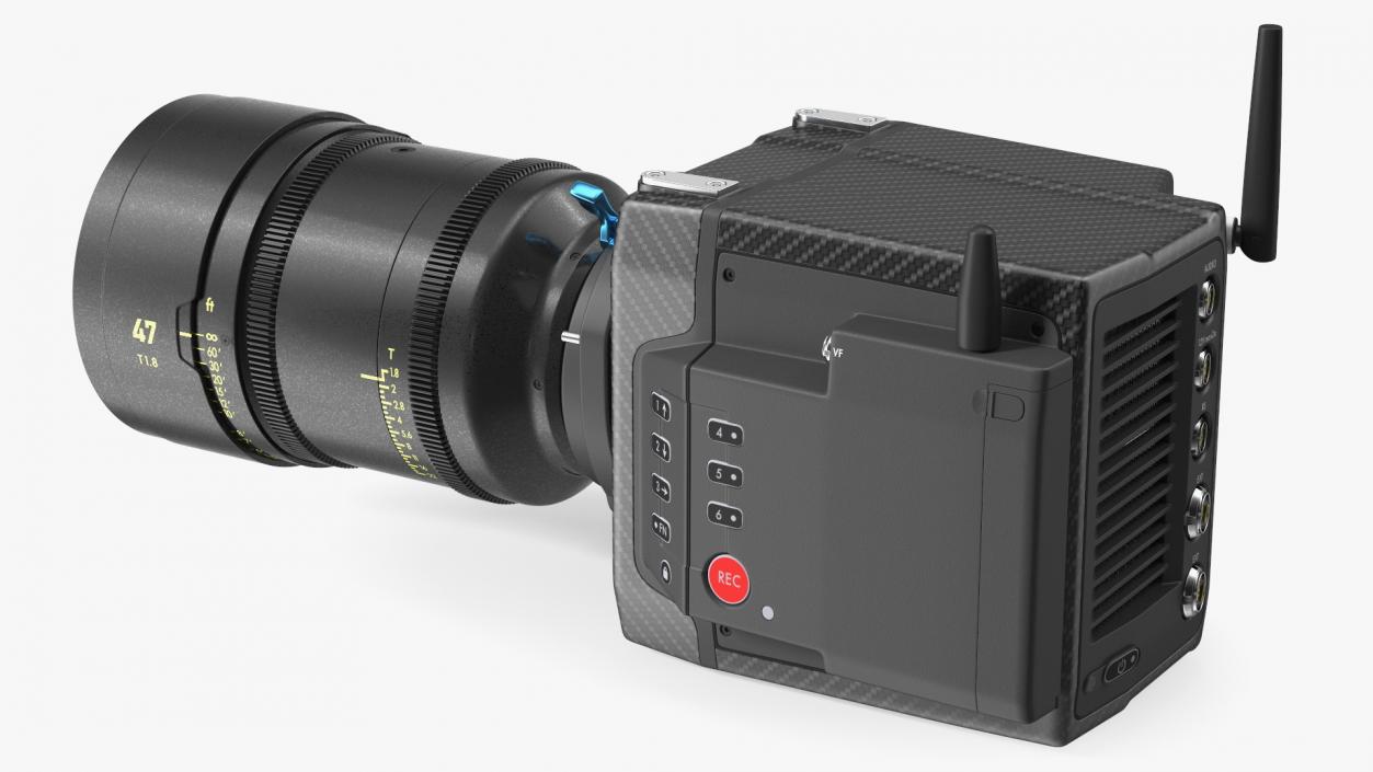 3D Digital Cinema Camera With Lens