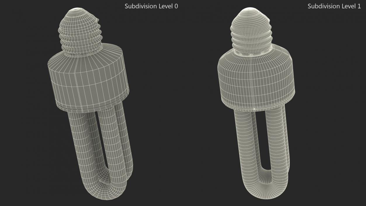 Ultraviolet Light Bulb Lamp Fluorescent 3D model