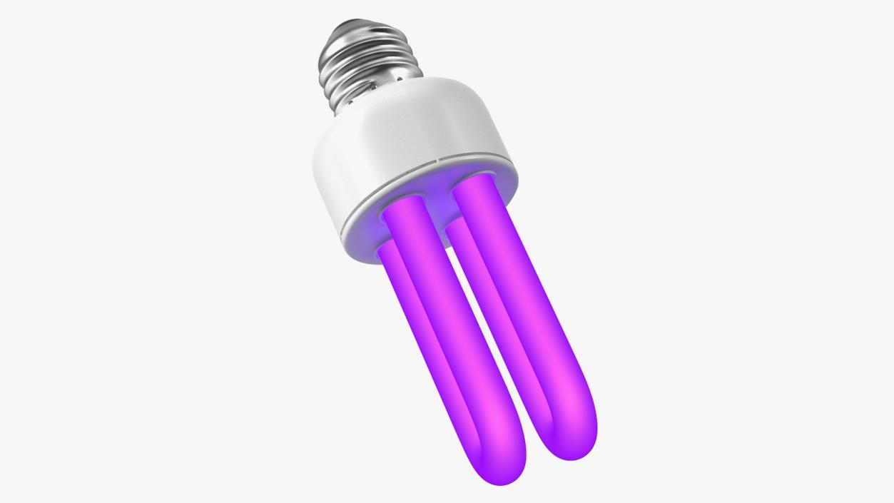 Ultraviolet Light Bulb Lamp Fluorescent 3D model