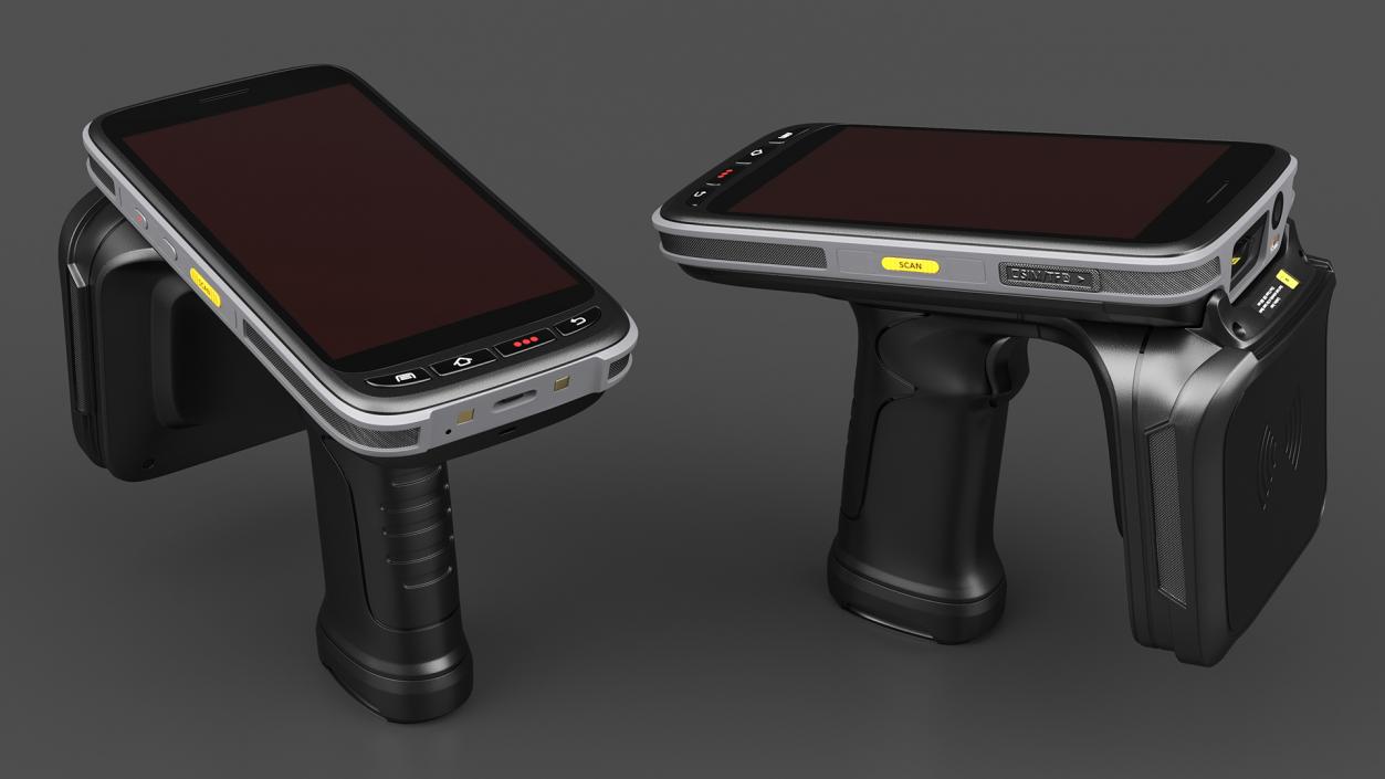 Barcode Scanners Collection 2 3D model