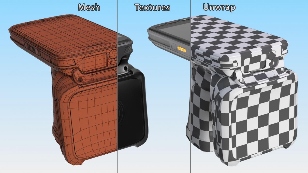 Barcode Scanners Collection 2 3D model