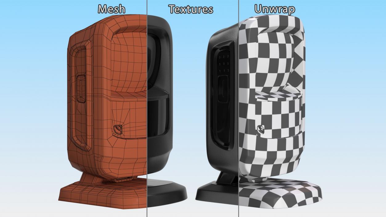 Barcode Scanners Collection 2 3D model