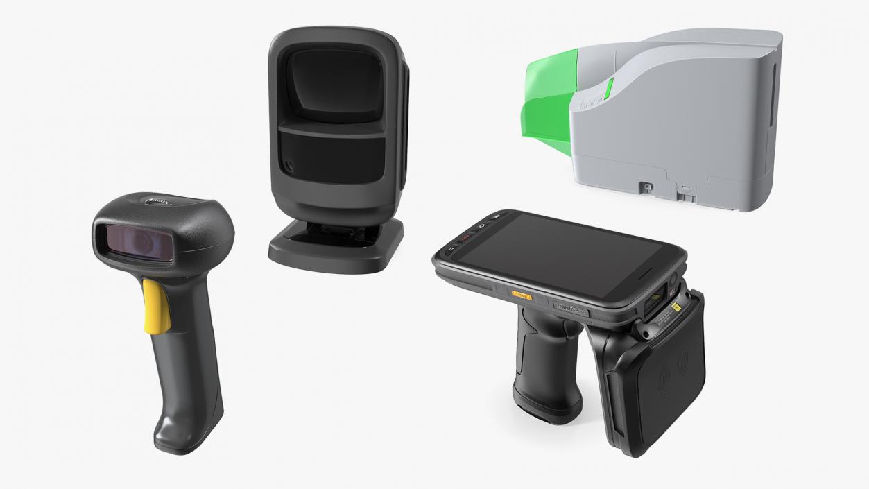 Barcode Scanners Collection 2 3D model