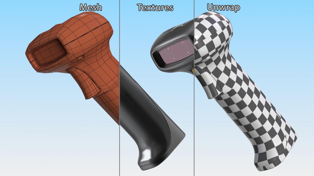 Barcode Scanners Collection 2 3D model