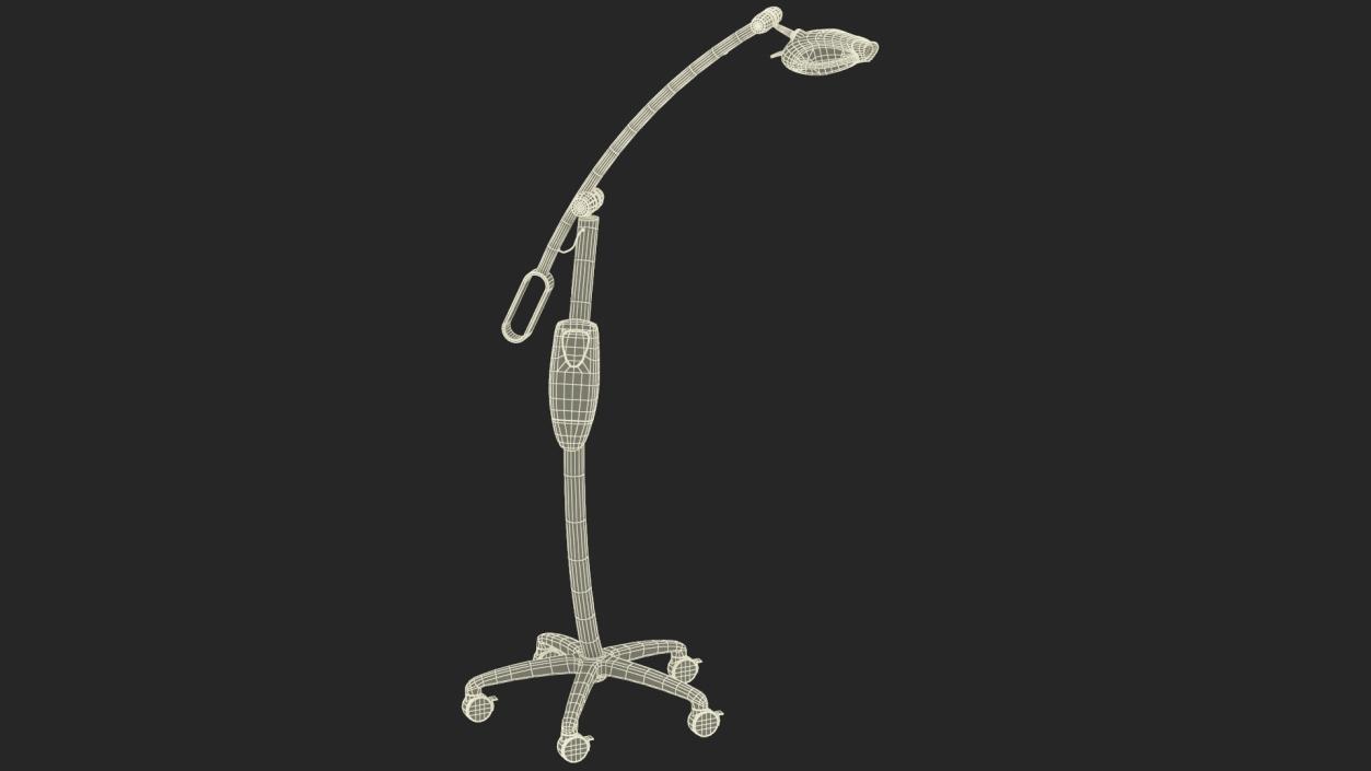 3D Teeth Whitening Floor Lamp Rigged model