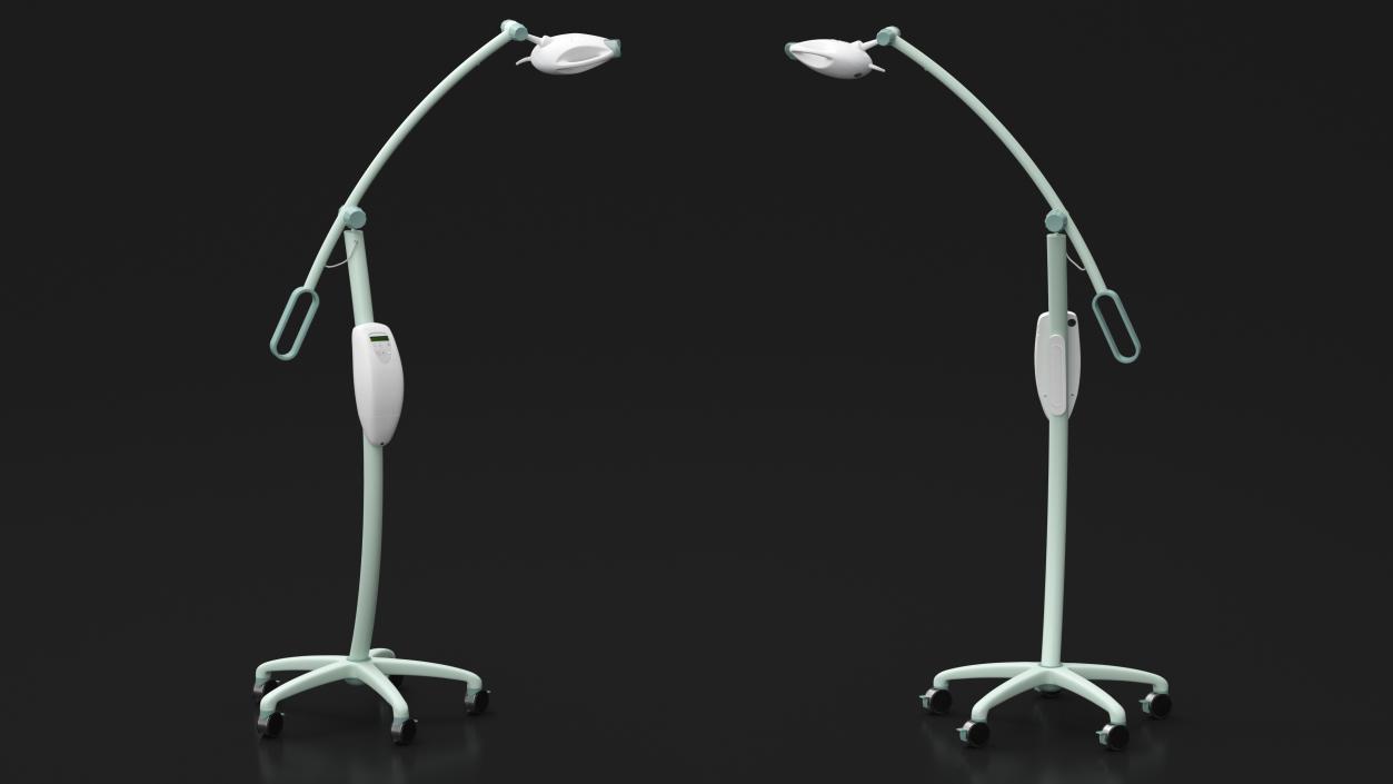 3D Teeth Whitening Floor Lamp Rigged model