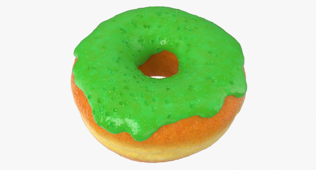 3D Green Donut