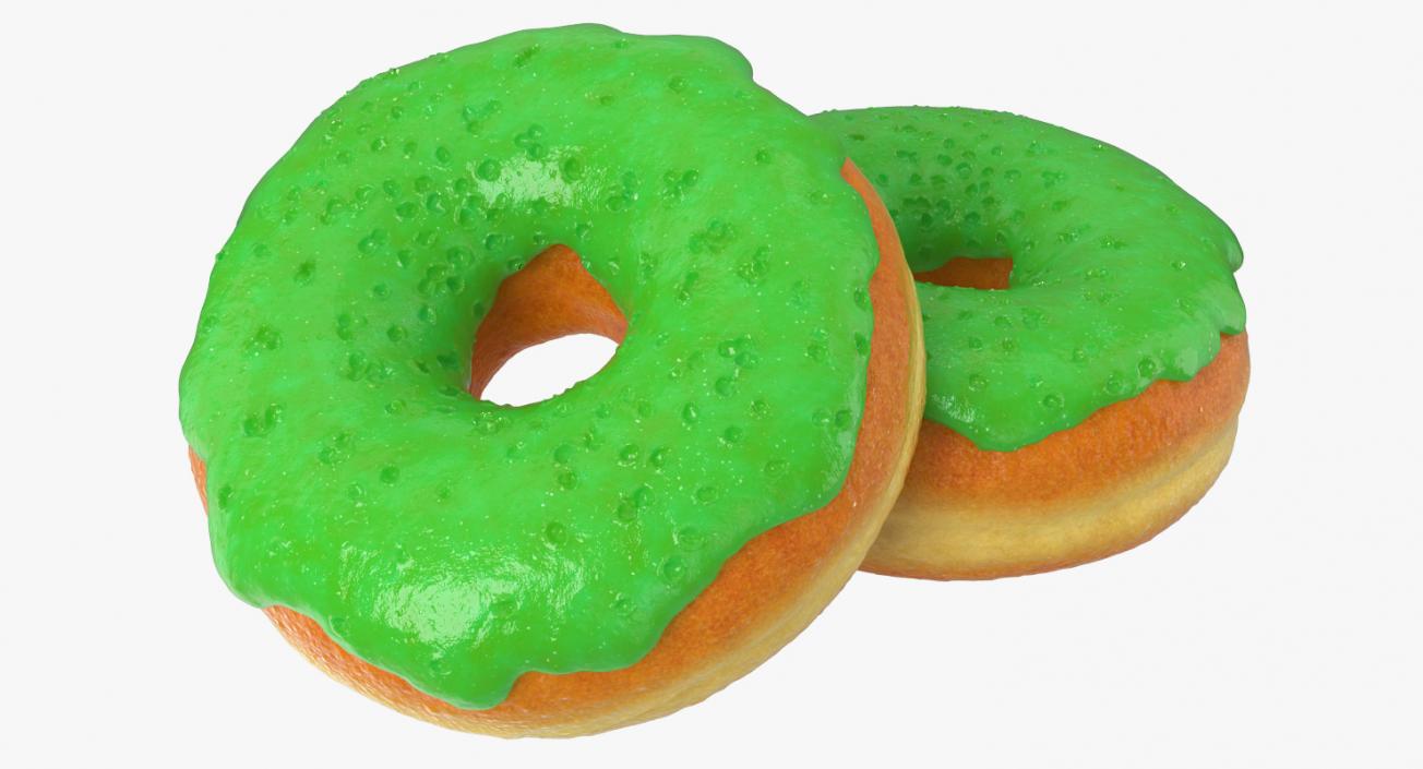 3D Green Donut