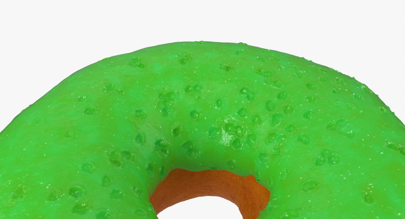 3D Green Donut