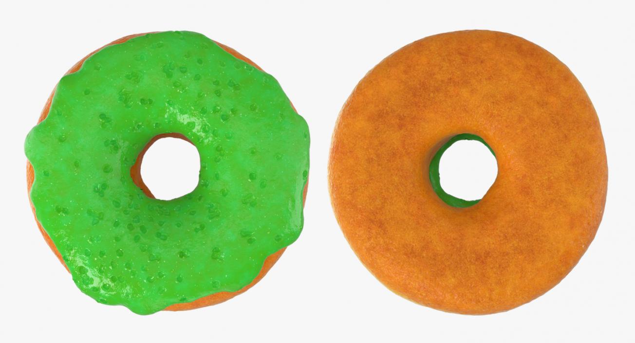 3D Green Donut