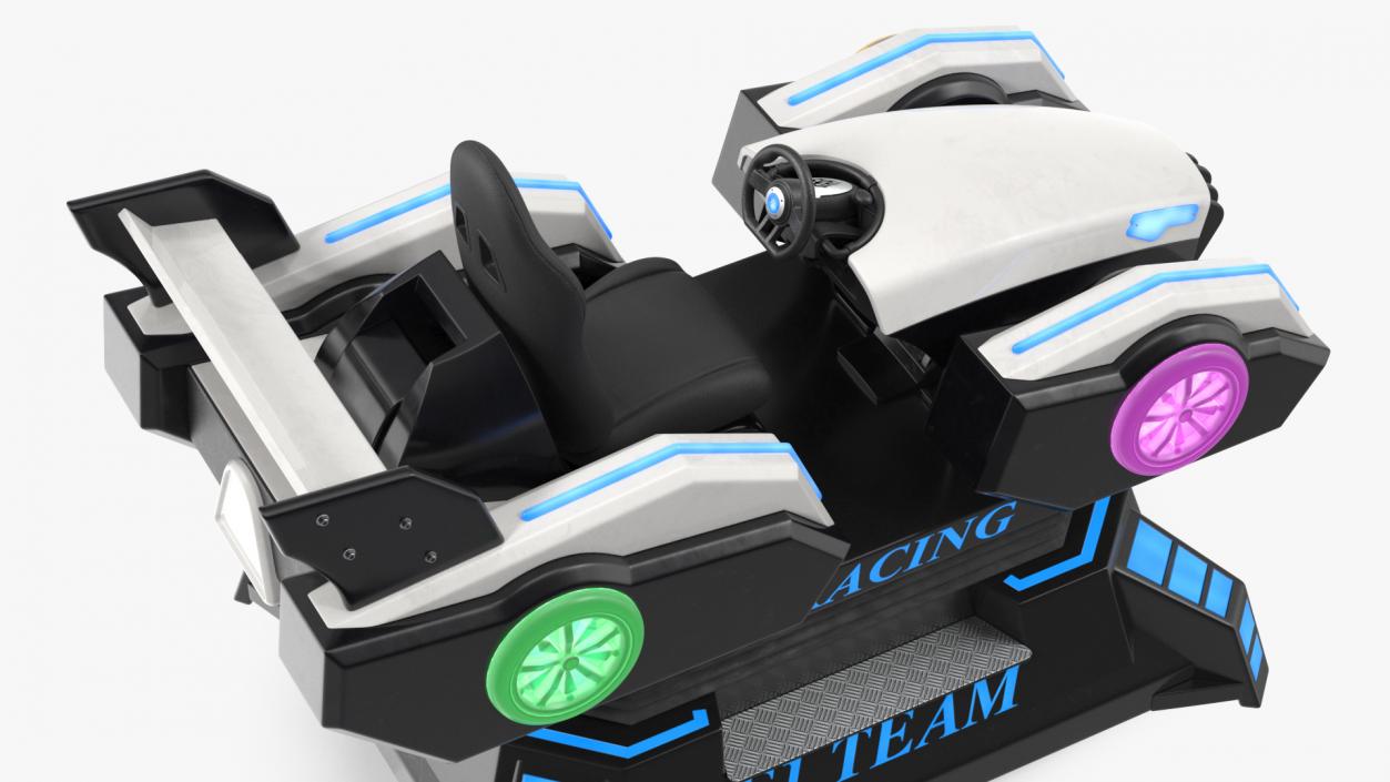 3D model Virtual Reality Racing Game On