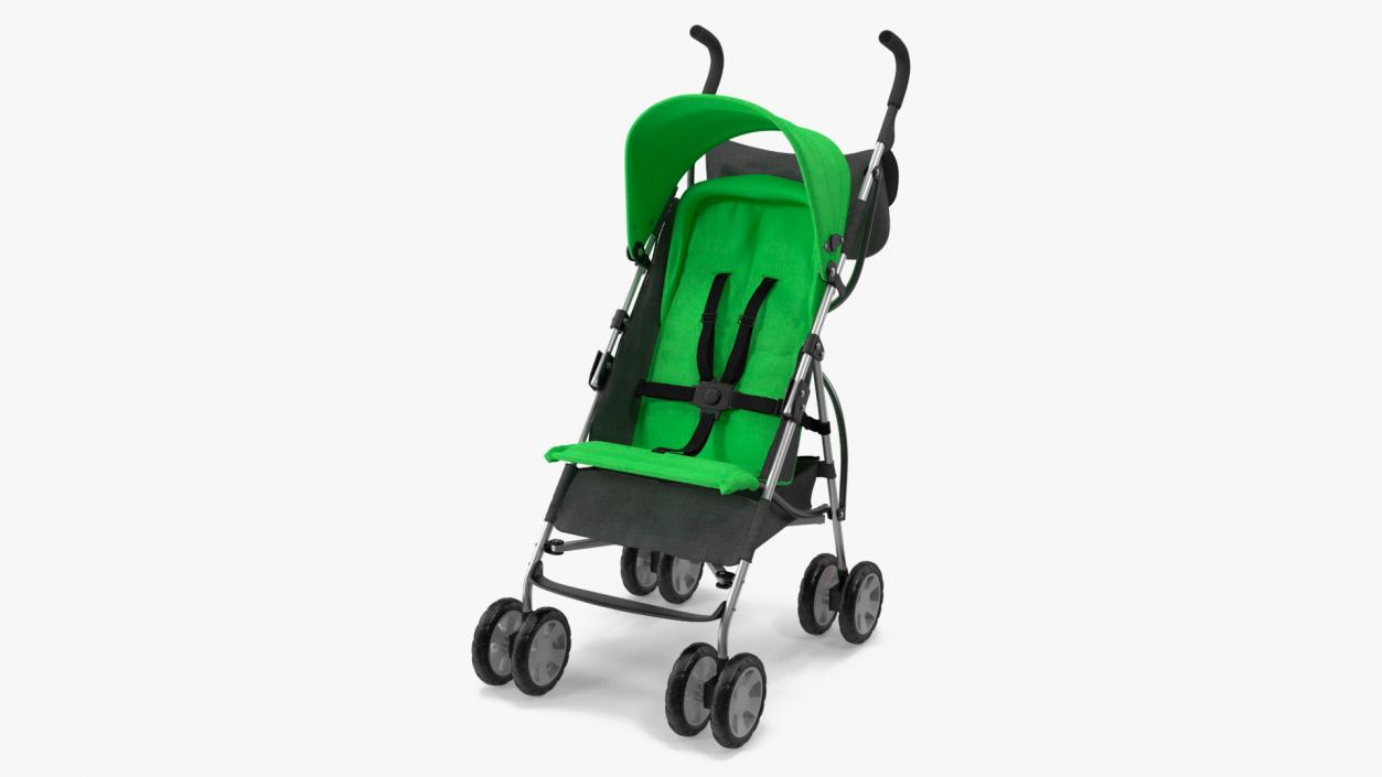 Lightweight Umbrella Stroller Spring Green 3D