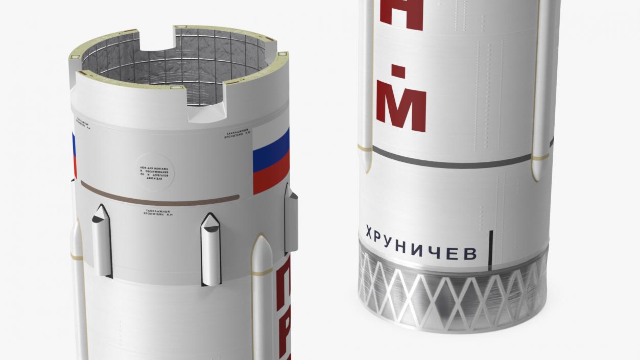 3D Angara Lift Rocket System Collection