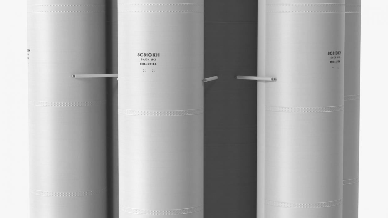 3D Angara Lift Rocket System Collection