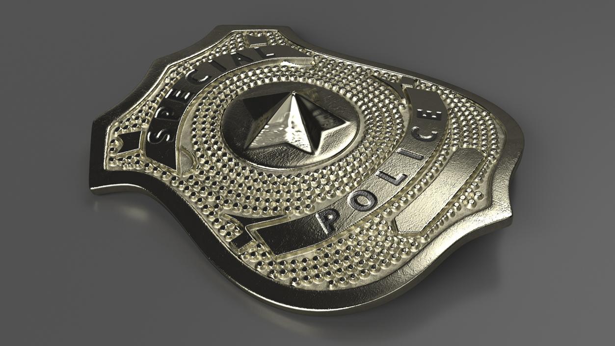 3D model Special Police Badge