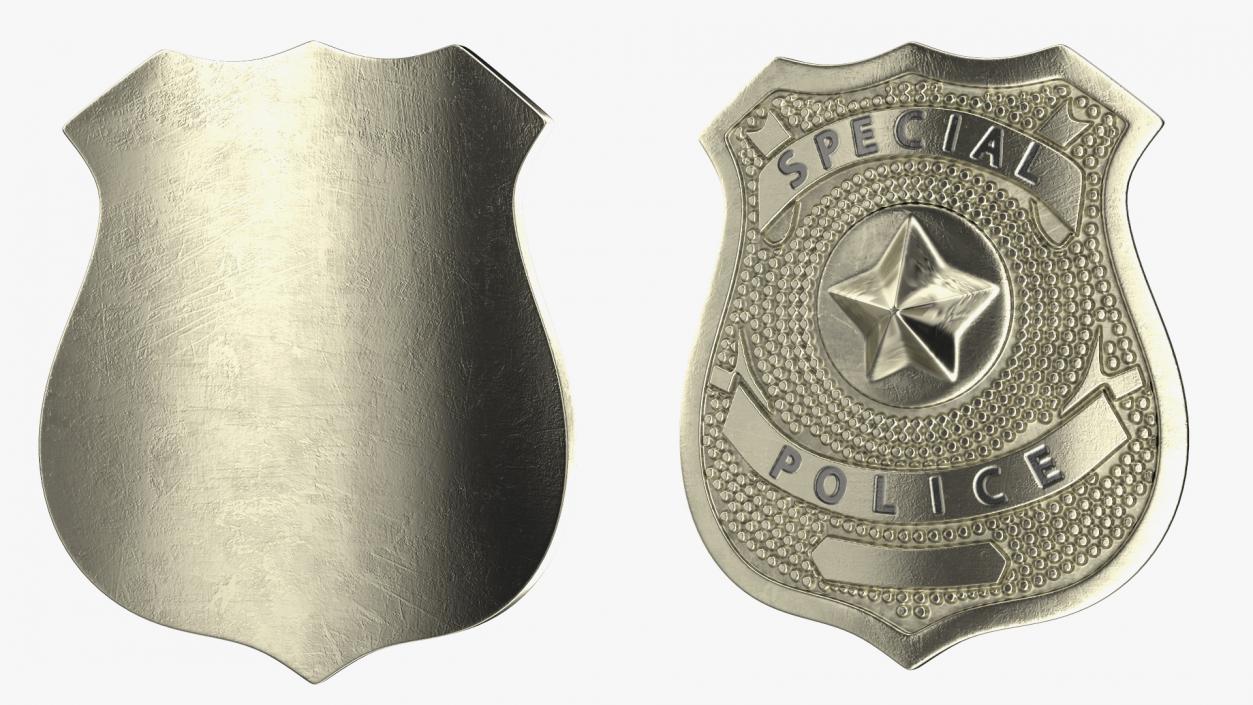 3D model Special Police Badge