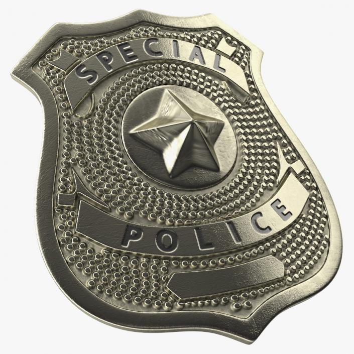 3D model Special Police Badge